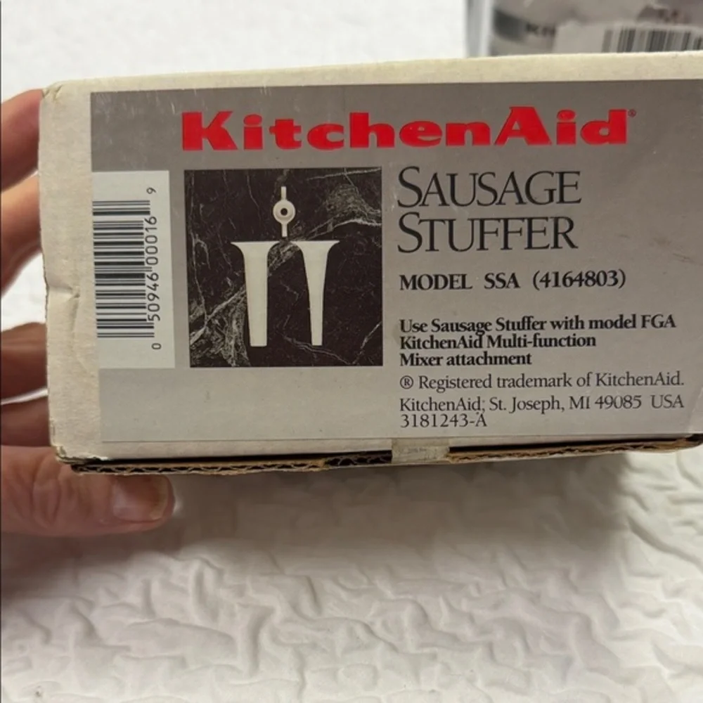 KitchenAid Sausage Stuffer Attachment - White